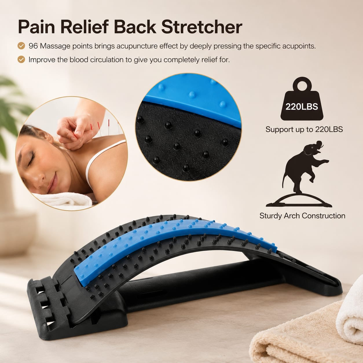 SpineEase™ Back Stretcher