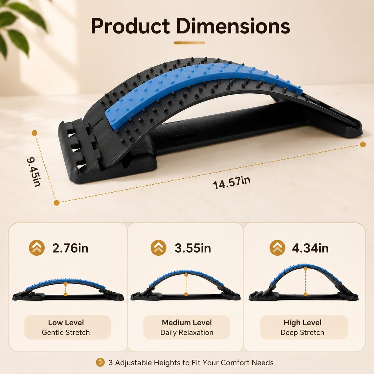 SpineEase™ Back Stretcher