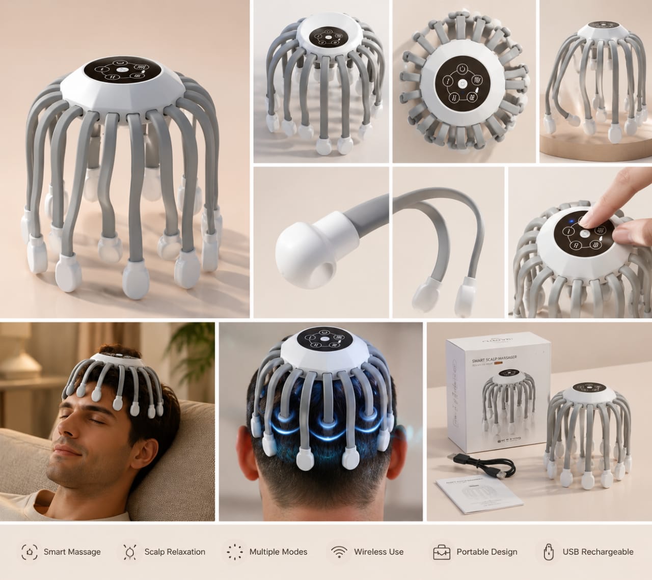 HeadAura™ Relaxation Massager